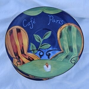 Set of 3 Sango Cafe Paris Salad Plates 4914